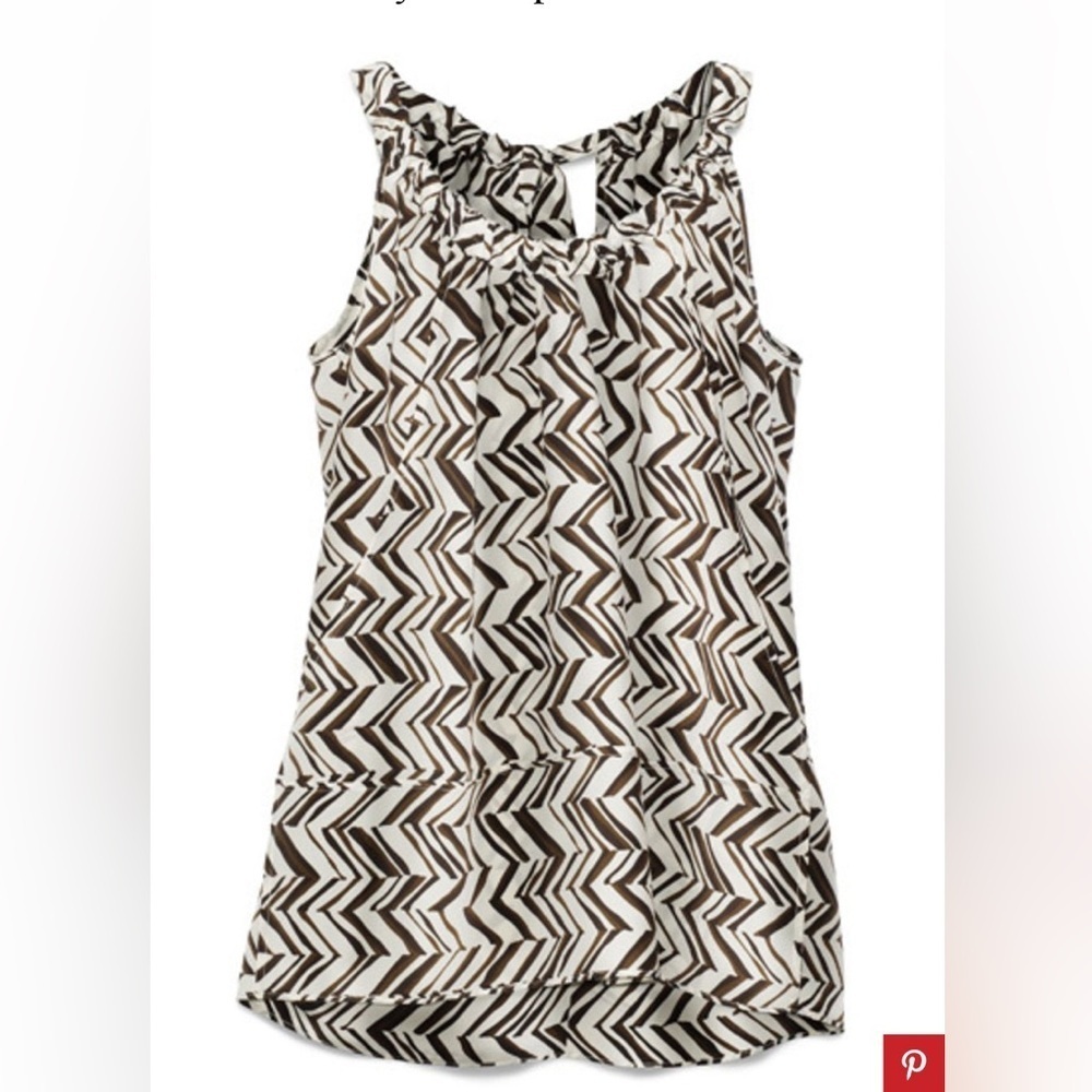 Marni by H&M stunning 100% silk halter style, peak of your back and tie closure.